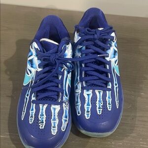 Kids Blue Skeleton Sneakers